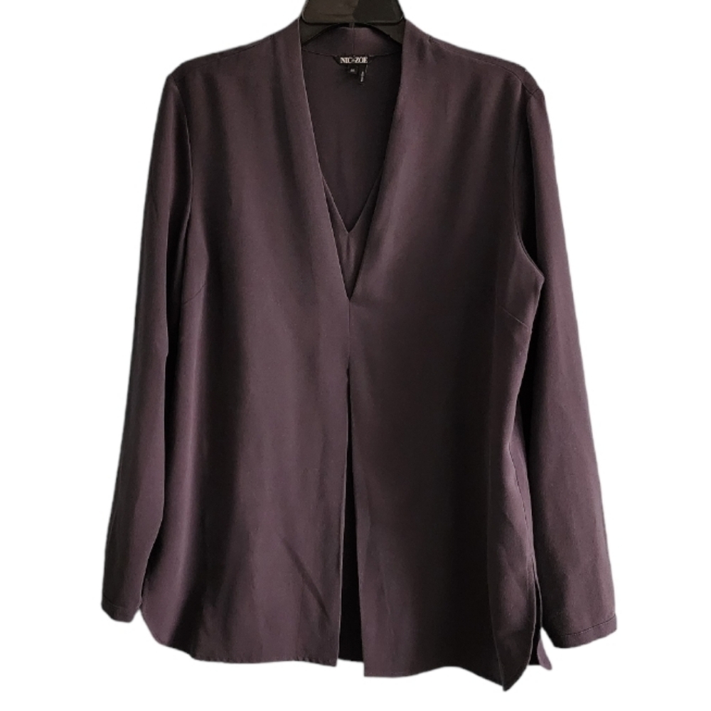 Preowned Nic+ Zoe Tunic Blouse.